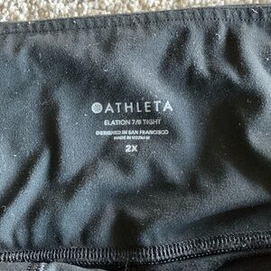 Athleta Elation 7/8 Tight in Classic Black